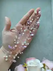 Фиолетовый украшение на мусульманский платок веточка на Никах