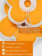 Голубой защитный воротник для кошек и собак, ветеринарный, мягкий