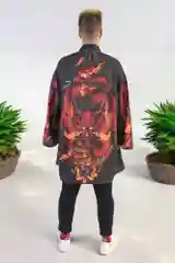 Багровый хаори, кимоно