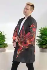 Багровый хаори, кимоно