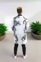 Багровый хаори, кимоно