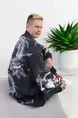 Бирюзовый хаори, кимоно