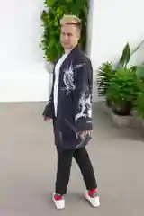 Бирюзовый хаори, кимоно