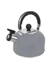 Серый металлик чайник со свистком HOME ELEMENT HE-WK1603B, светло-серый матовый