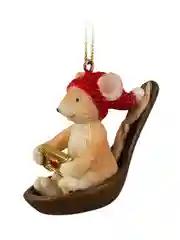 Украшение ErichKrause Decor Мышонок в ложке, 6.5 см