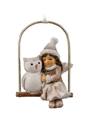 Украшение ErichKrause Decor Ангел и совенок, 8.5 см