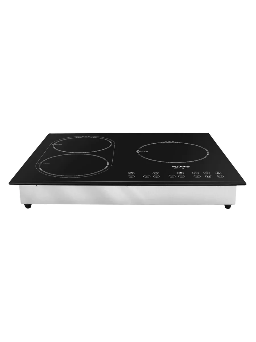 Черный электрическая индукционная безимпульсная плитка STINGRAY ST-HP3513A сталь