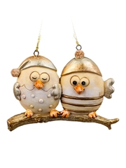 Украшение ErichKrause Decor Птенцы, золотые, 9 см