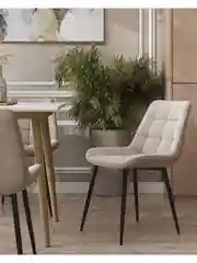 Бежевый стул для кухни обеденный Флекс New
