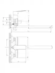 Смеситель Rossinka Silvermix RS27-33, для ванны