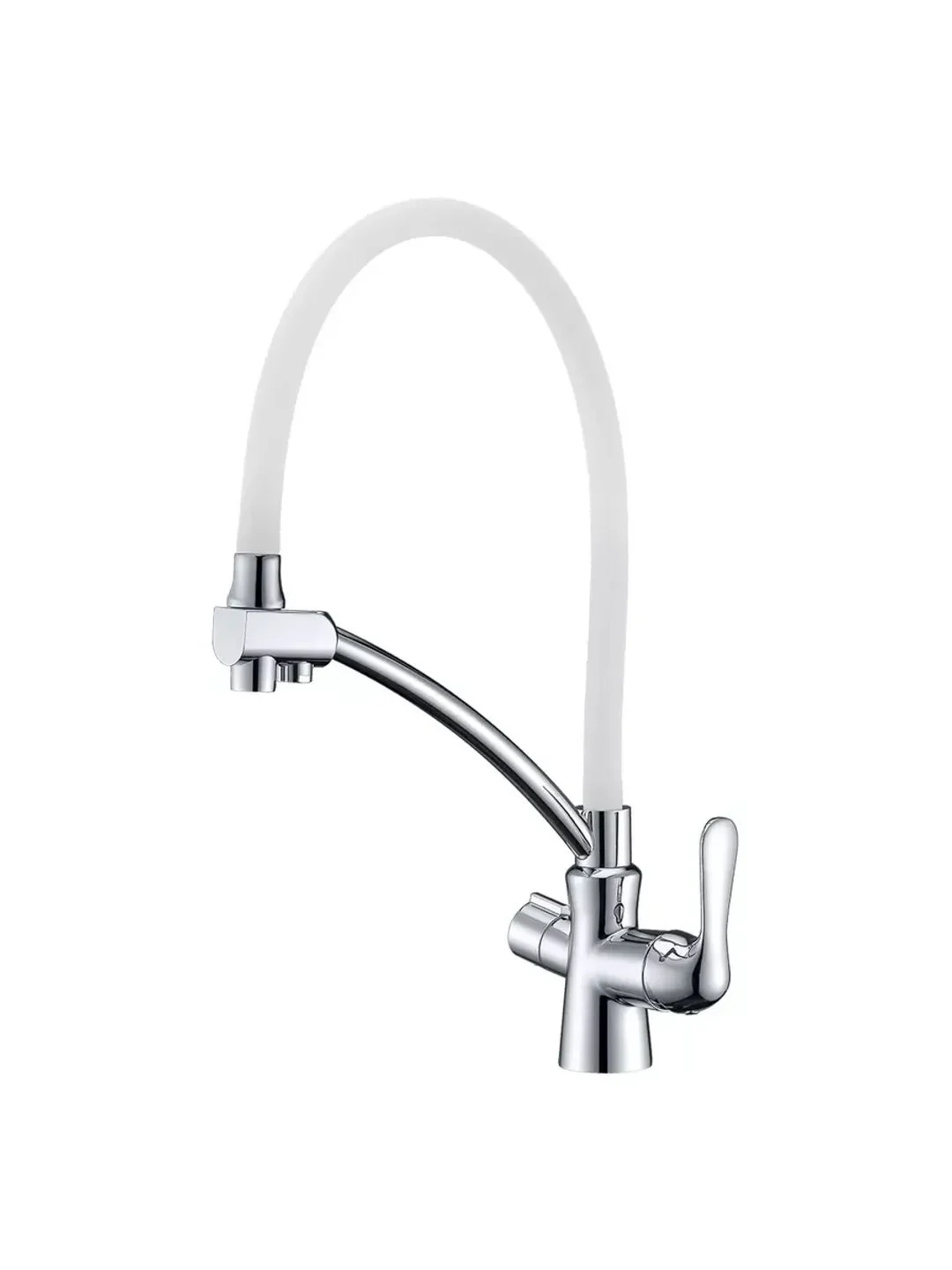 Смеситель Lemark Comfort LM3070C-White для кухни