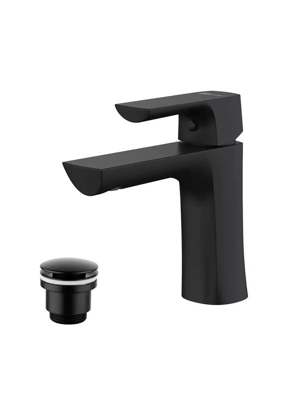 Смеситель Lemark Ursus LM7206BL, для раковины, монолитный
