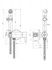 Смеситель Lemark Solo LM7166BL, для биде