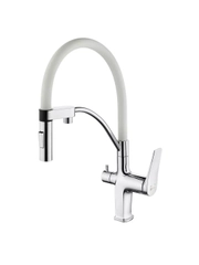 Смеситель Lemark Comfort LM3074C-White, для кухни