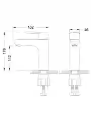 Смеситель Lemark Point LM0306C, для раковины