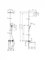 Смеситель Lemark Tropic LM7004СS, для ванны и душа