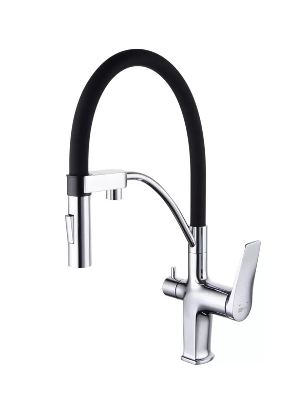 Смеситель для кухни с гибким изливом Lemark LM3074C