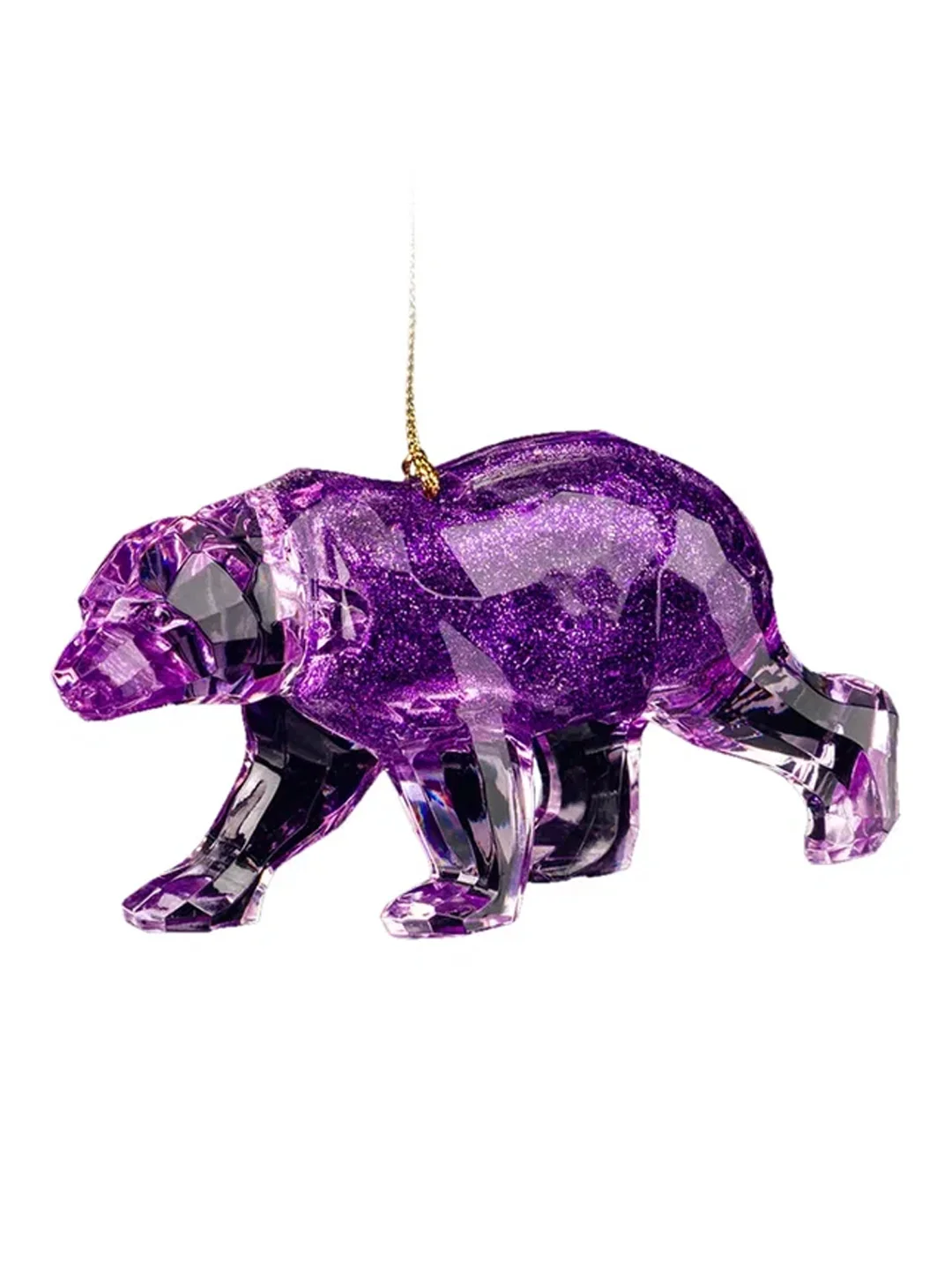 Украшение ErichKrause Decor Медведь полярный аметист, 12 см