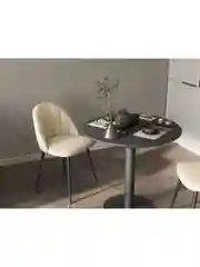Бежевый стул для кухни обеденный Логан
