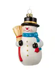 Украшение ErichKrause Decor "Снеговик с метлой", 10.5 см