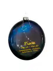 Украшение ErichKrause Decor "Рыбы", медальон, стекло, 10 см