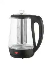 Черный чайник электрический MARTA MT-4642 стеклянный/ 2200W/ Объем-1,8л/ черный чайник