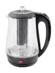 Черный чайник электрический MARTA MT-4642 стеклянный/ 2200W/ Объем-1,8л/ черный чайник