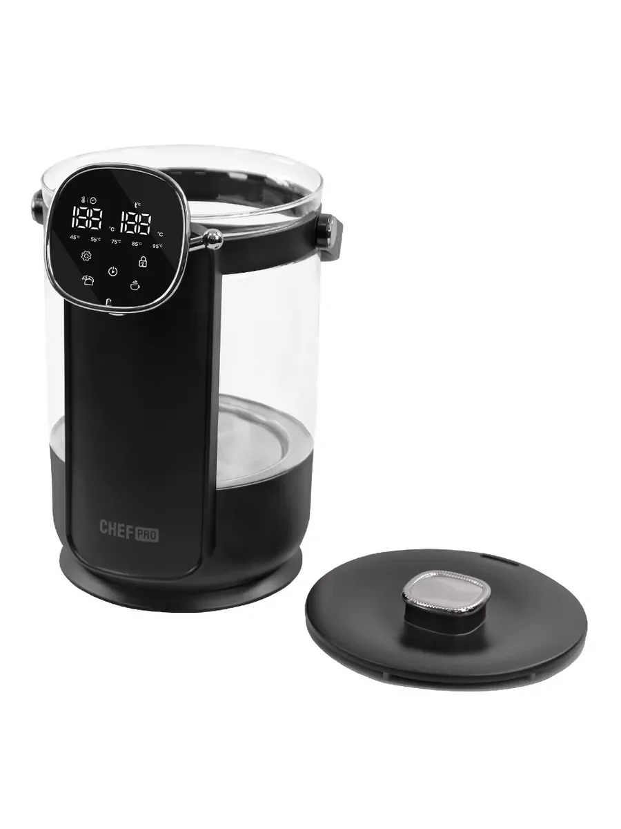 Черный термопот CHEF PRO CF-TP2300A черный/черный хром