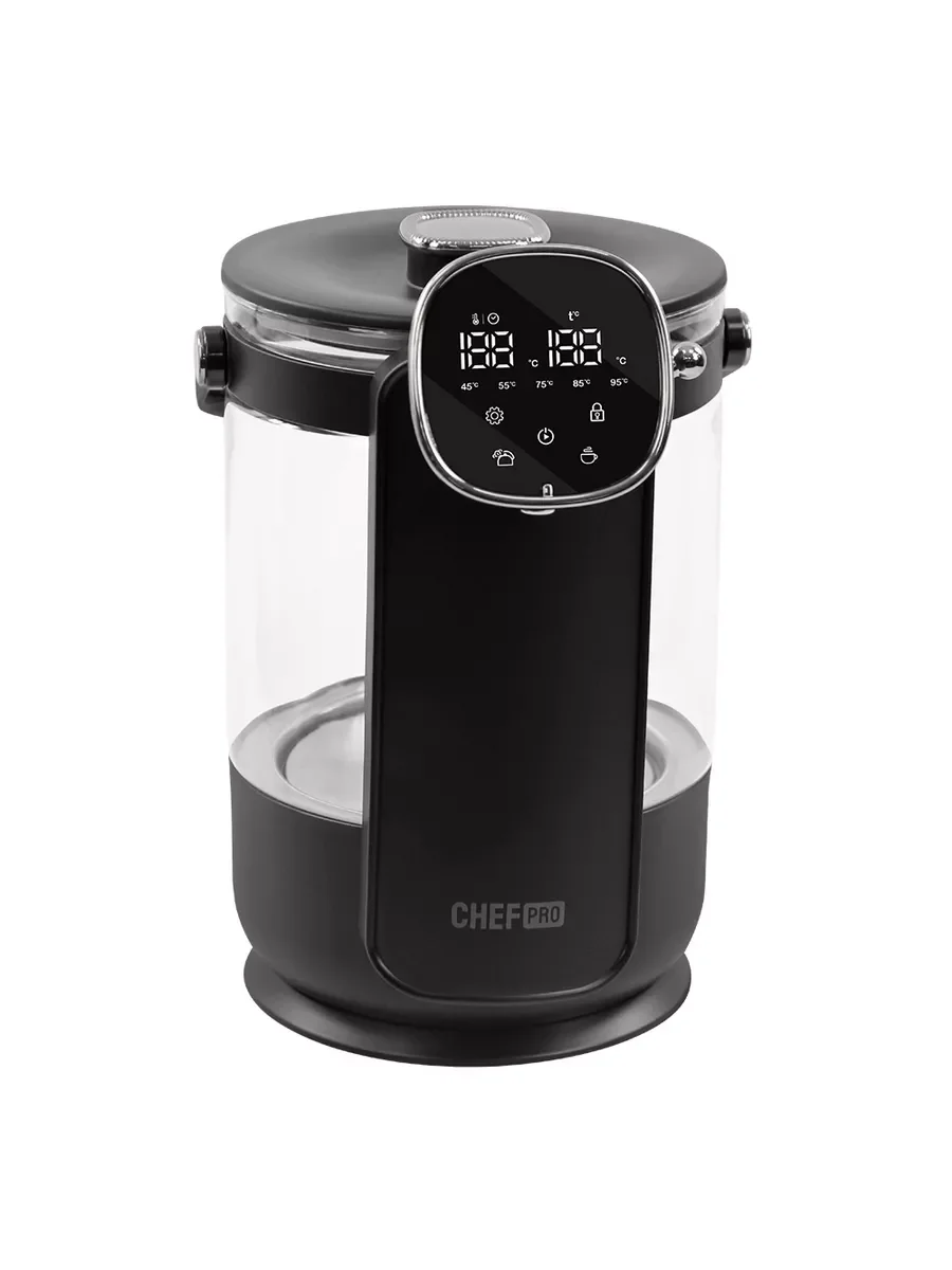 Черный термопот CHEF PRO CF-TP2300A черный/черный хром