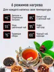 Черный термопот CHEF PRO CF-TP2300A черный/черный хром