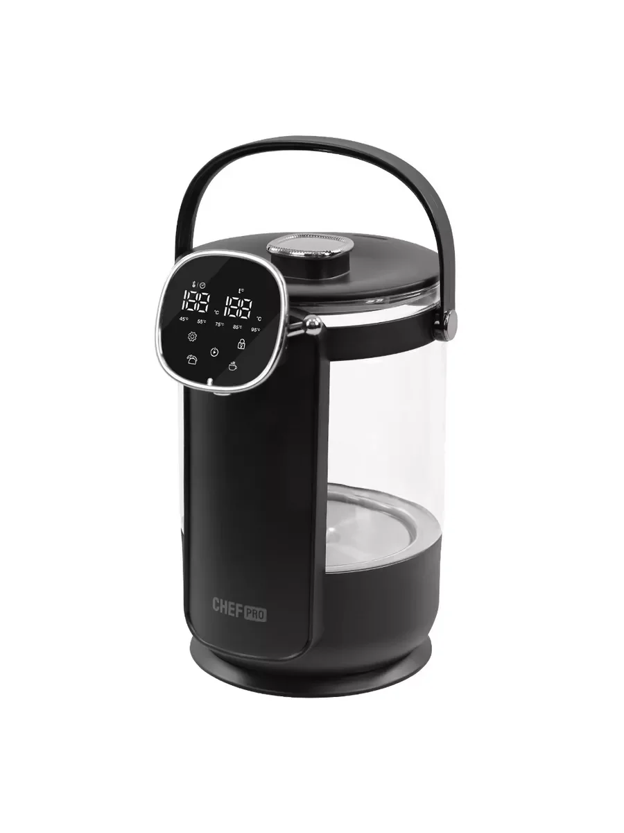Черный термопот CHEF PRO CF-TP2300A черный/черный хром