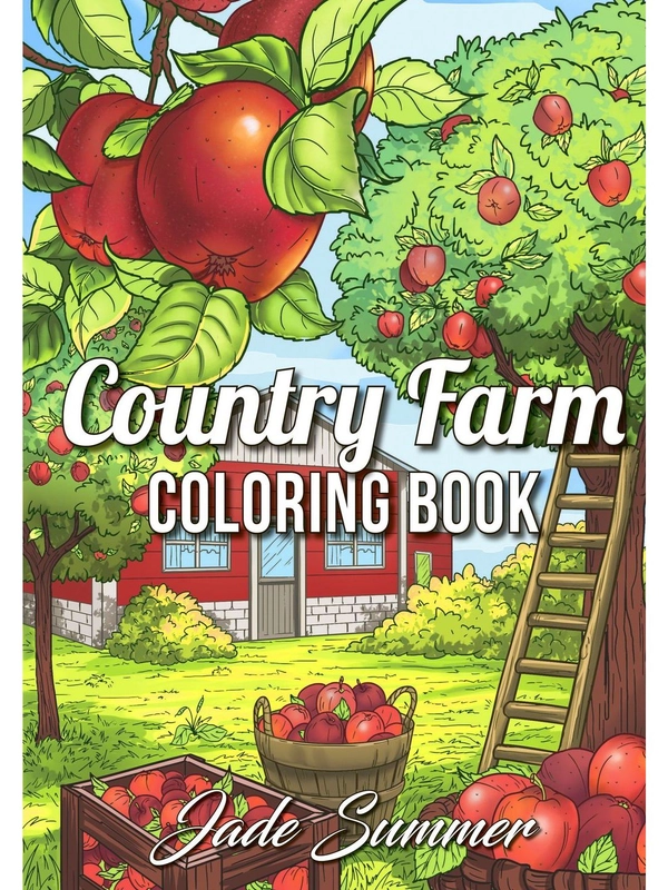 Раскраска для взрослых антистресс "Ферма" Country Farm