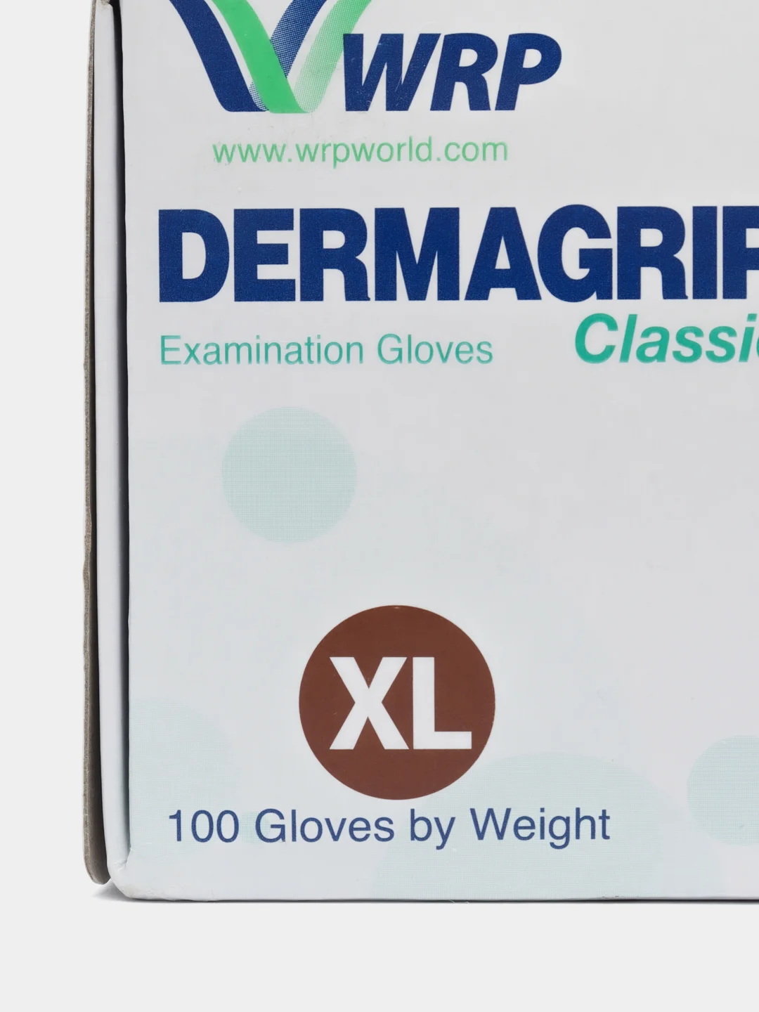 Перчатки медицинские одноразовые Dermagrip Classic, 630065, латексные смотровые 100 шт XL