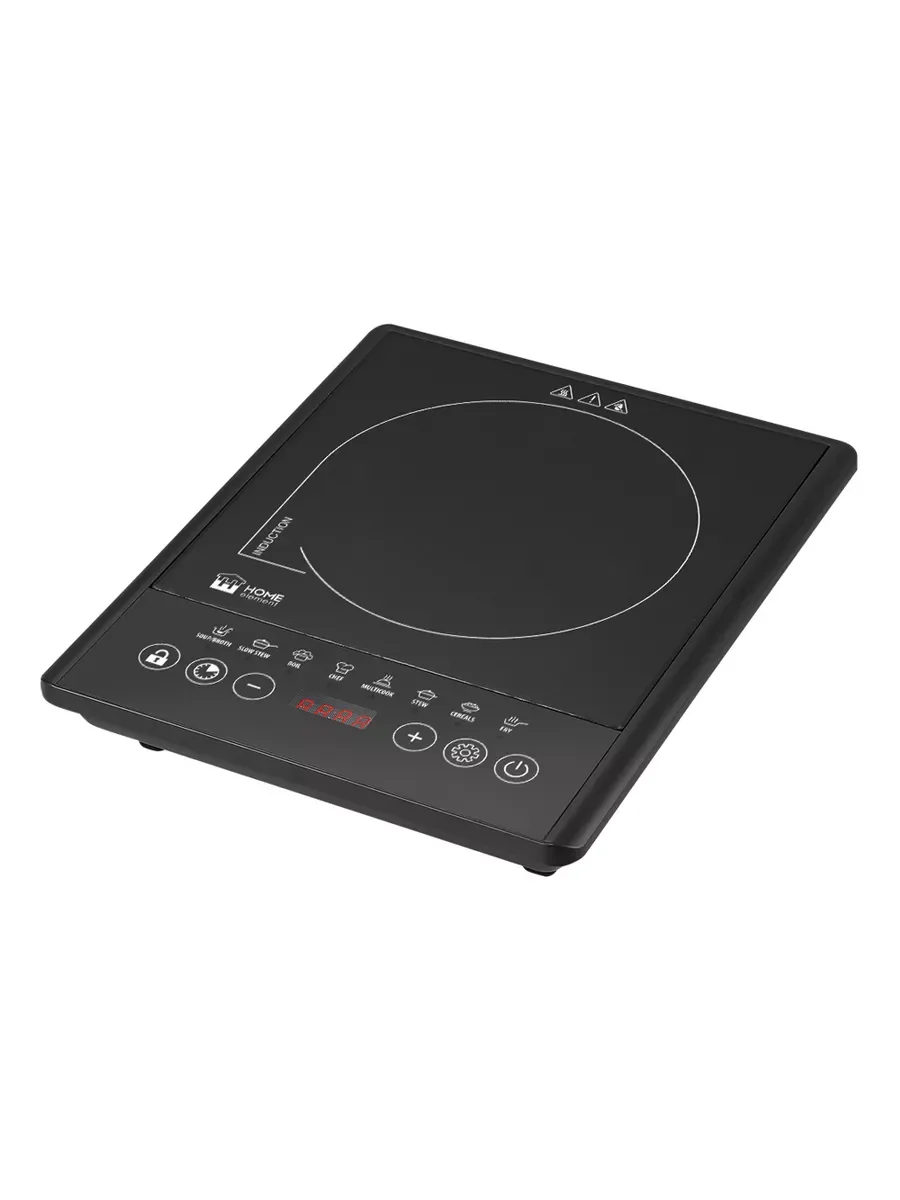 Черный электрическая индукционная безимпульсная плитка HOME ELEMENT HE-HP711A черный