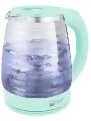 Бирюзовый чайник электрический HOME ELEMENT HE-KT2307 стеклянный с подсветкой/ электрочайник 2л