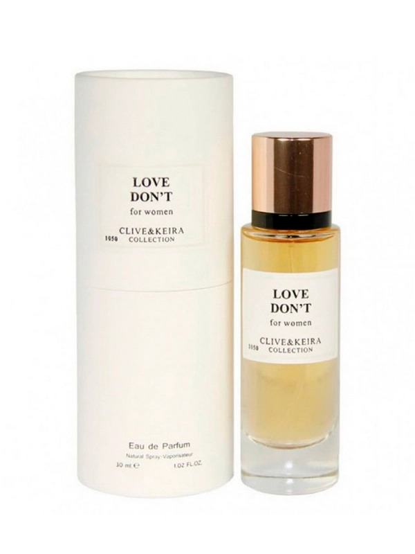 Туалетная вода Clive&Keira W 1050 LOVE DONT, женская, 30 мл