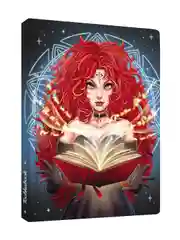 Красный блокнот А5 72 листа в точку. Точкабук "Witch Girls/Девушки-ведьмы", Проф-Пресс