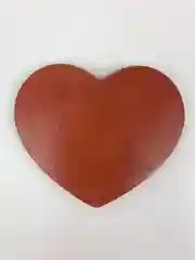 Бордовый подставка из гипса "Сердце"