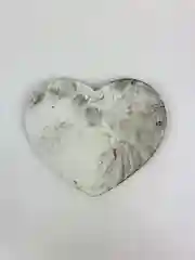 Черный подставка из гипса "Сердце"