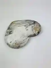 Черный подставка из гипса "Сердце"