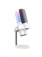 Белый конденсаторный RGB USB-микрофон Fifine AmpliGame A9 белый микрофон для компьютера игровой
