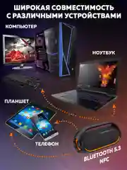 Черный колонка портативная беспроводная блютуз Tronsmart Bang 60W