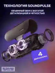Черный колонка портативная беспроводная блютуз Tronsmart Bang 60W