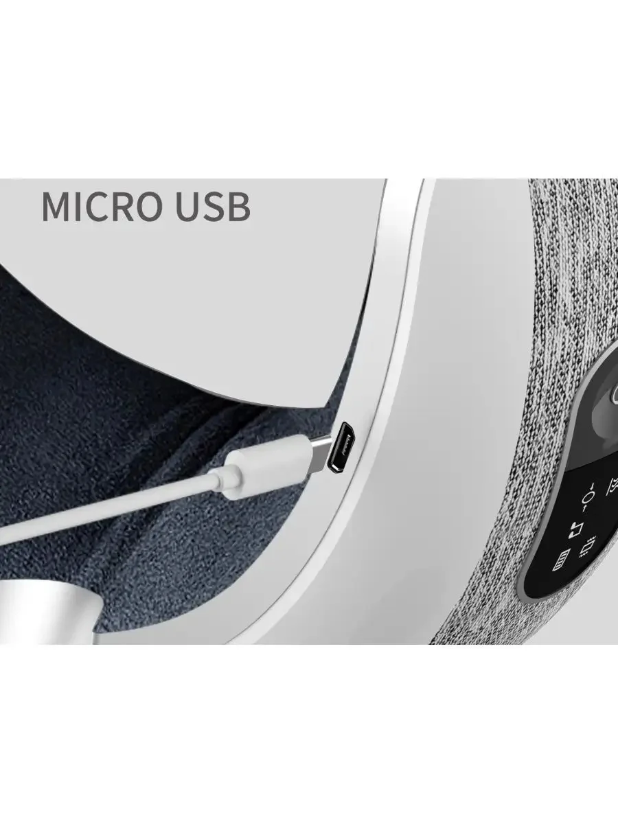 Серый массажёр для глаз Enchen Jeeback XGEEK E6 (Grey) Электрический вибромассажер