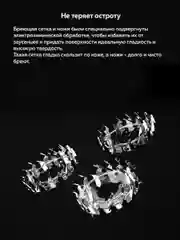 Серый электробритва мужская Enchen Steel 3S, для бритья бороды и усов с насадками, триммер
