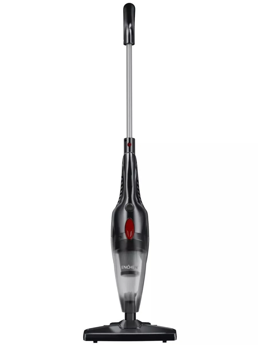 Черный пылесос вертикальный Enchen Vacuum Cleaner V1 для сухой уборки с контейнером для пыли