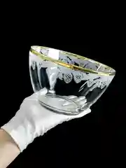 Новогодний подарочный набор салатников 1 шт, 1500 мл, золото PROMSIZ коллекция Зимний лес