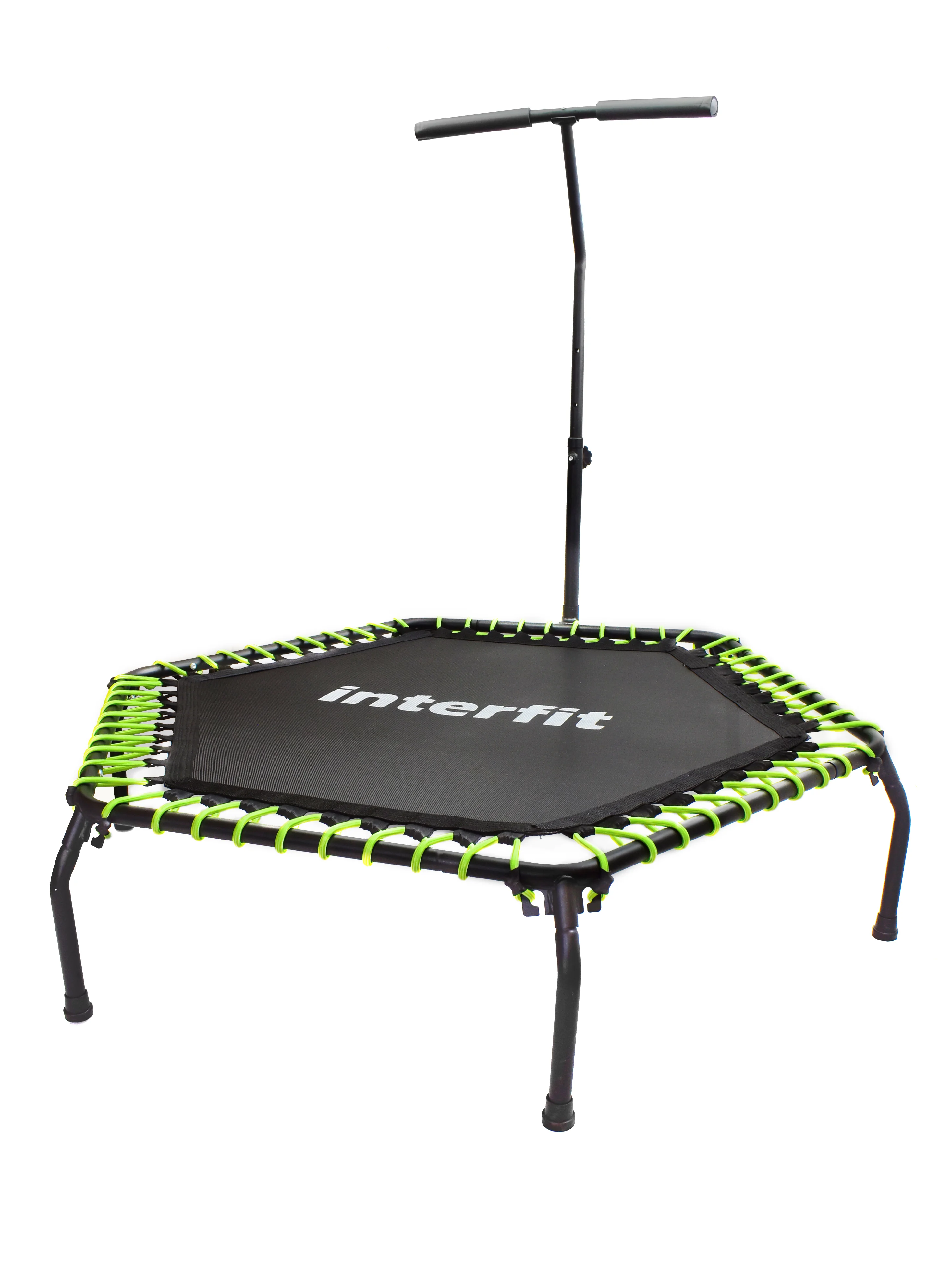 Батут для фитнеса Interfit детский с ручкой для джампинга для дома, 300-2001