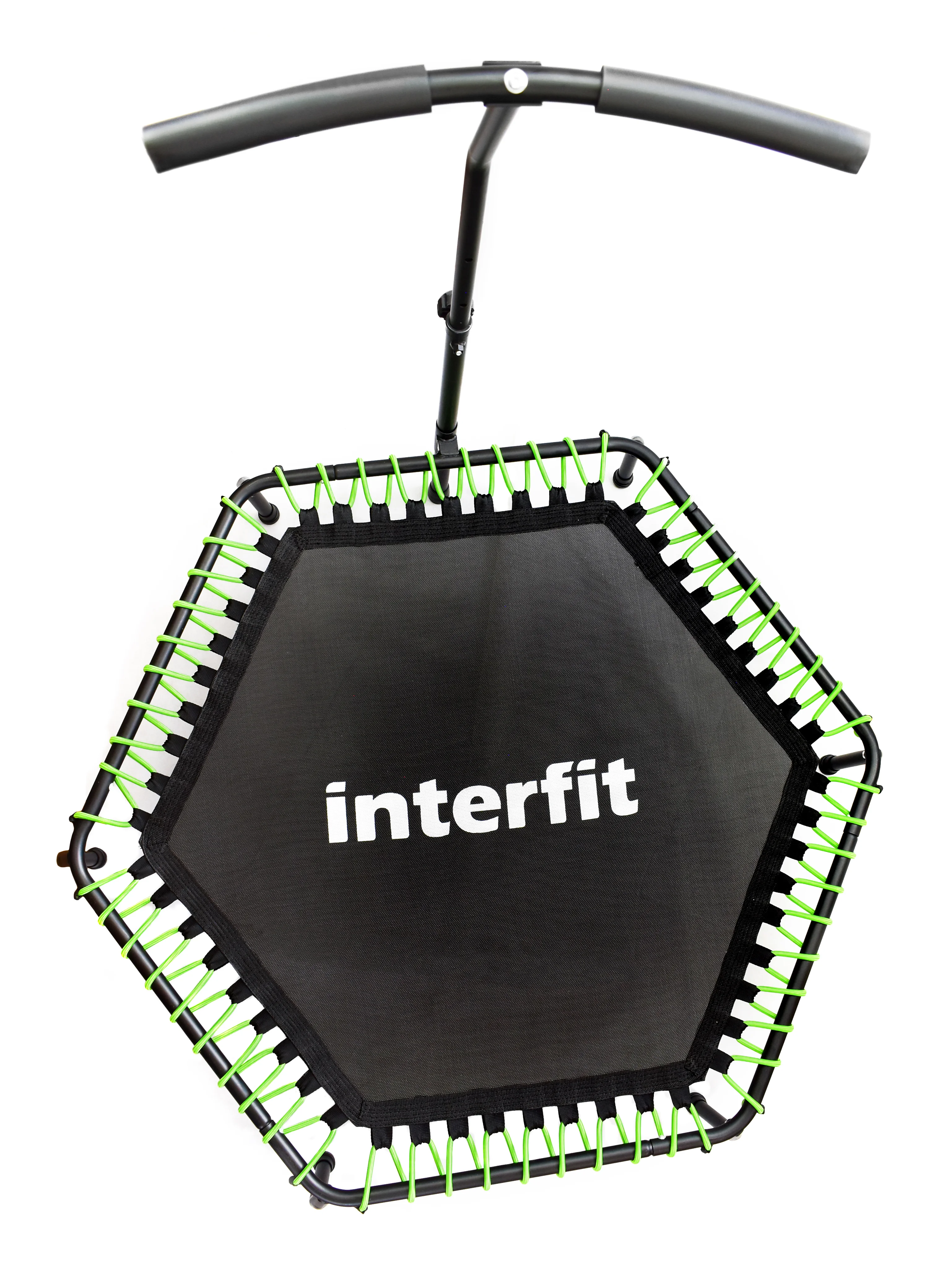 Батут для фитнеса Interfit детский с ручкой для джампинга для дома, 300-2001