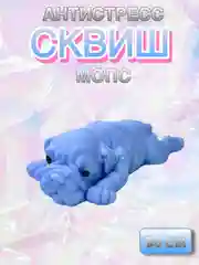 Голубой сквиш